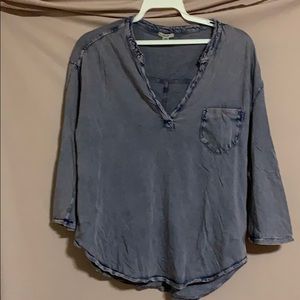 Faux Looking Demin 3/4 sleeve